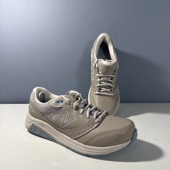 New Balance 928v3 Grey Leather Walking Shoes Sneakers Men 8.5 / Women 10